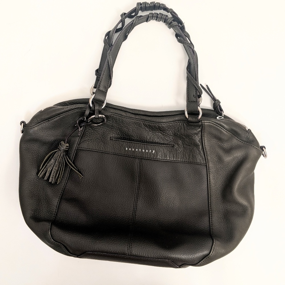 BOHO Sanctuary Olive Green Tassel Crossbody Bag